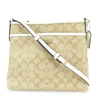 Coach Pre-owned Shoulder Bags, female, Beige, Size: ONE SIZE Pre-owned Plastic shoulder-bags