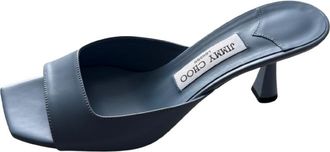 Jimmy Choo London Skye 70 Mules in Blue Size 39