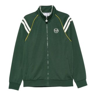 Sergio Tacchini Hoodies & sweatvesten, Heren, Groen, L, New Cortona Track Top