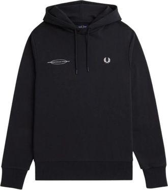 Fred Perry Felpa - Heren - Hoodies - Zwart - 2XL - Hoodies & sweatvesten