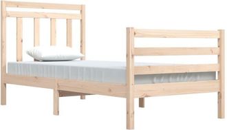 vidaXL Bed Frame without Mattress 90x200 cm Solid Wood Vidaxl