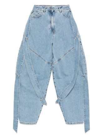 The Attico Drawstring Jeans