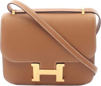 Hermès Borsa a spalla Epsom Constance III 18 mini 2024 - Marrone