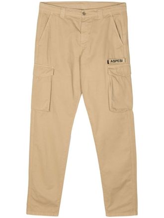 Aspesi tapered-leg cargo trousers - Neutrals