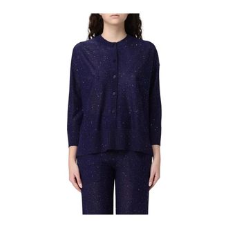 KANGRA Cardigans, female, Blue, Size: XS Kangra Sweaters Blue