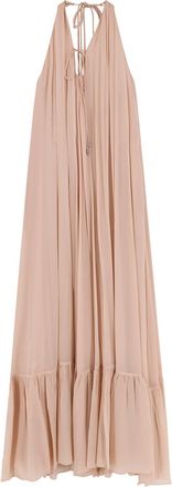 Pinko Venturone Chiffon Long Dress-Donna