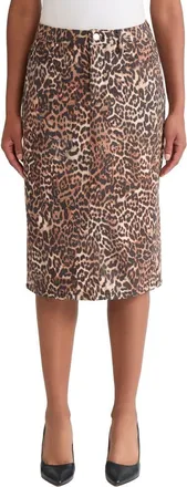 Jones New York Lexington Midi Pencil Skirt in Jones Black Multi at Nordstrom, Size 10P