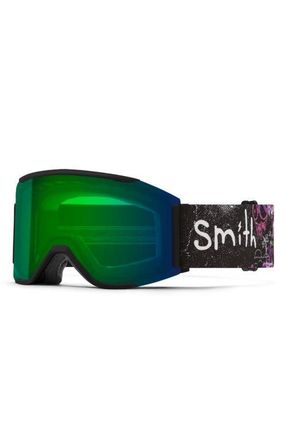 Smith Squad MAG 170mm ChromaPop Low Bridge Snow Goggles in Dylan Siggars/Chromapop Green at Nordstrom