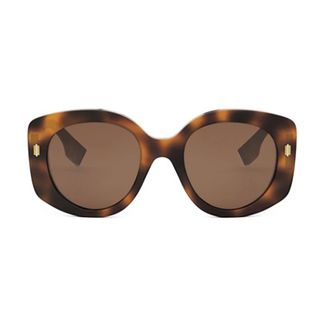 Fendi Sunglasses, unisex, Brown, Size: 51 MM Sunglass