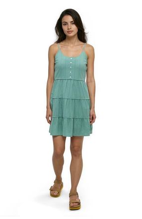 tentree Fairweather Dress in Turquoise Sky at Nordstrom, Size X-Large