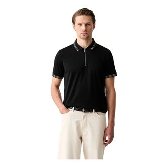 Karl Lagerfeld Tops, Heren, Zwart, 3Xl, Katoen, Polo Shirt