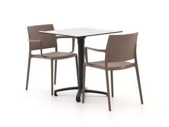 Forza Furniture Forza Sile/Canzo 70cm dining tuinset 3-delig verstelbaar