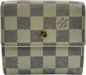 Louis Vuitton Galle White Leather Wallet (Bi-Fold) (Pre-Owned)