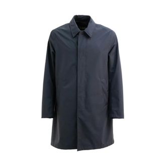 Herno Rain Jackets, male, Blue, Size: 3XL Raincoat