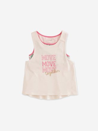 Vertbaudet Sport-Set: Tanktop & Bustier M&auml;dchen wollwei&szlig;