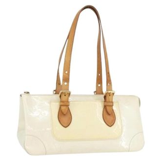 Louis Vuitton Pre-owned Shoulder Bags, female, Beige, Size: ONE SIZE Pre-owned Vintage Perle Patent Hand Bag