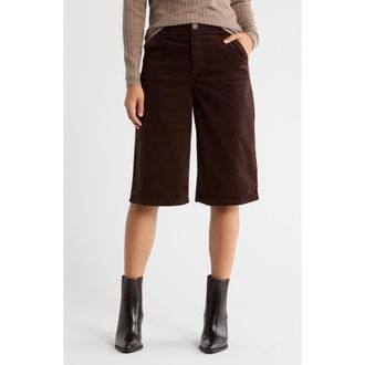Democracy Corduroy Culottes in Dark Roast at Nordstrom Rack, Size 14