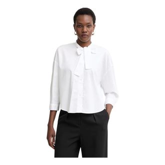A|X Armani Exchange Dames, Blouses & Shirts, Wit, Maat: XS Katoen