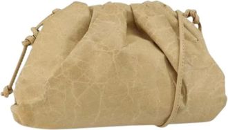 Bottega Veneta Pre-owned Cross Body Bags, female, Beige, Size: ONE SIZE Pre-owned Vintage Shoulder Bag