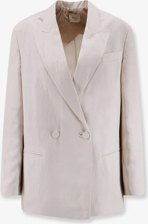 Alysi Blazer doppiopetto in lyocell e lino - ALYSI - gender_Woman