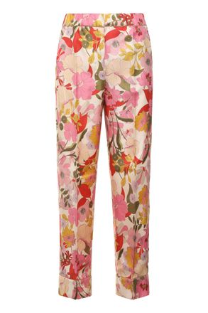 Max Mara Leda Printed Silk Pajama Pants