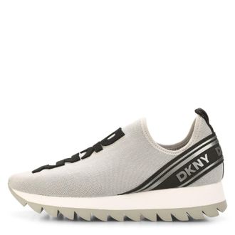 DKNY Womens DKNY Abbi Slip On Trainers in Silver