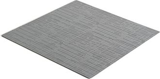 Emuca Esterilla Antideslizante Para Cajones, Net, Longitud 20m X 480mm, Pl&aacute;stico, Gris - Emuca