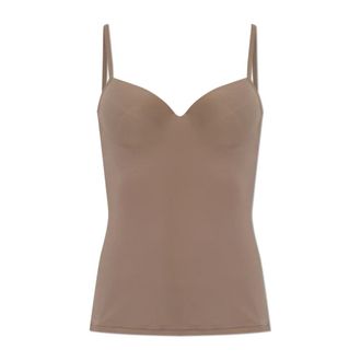 Hanro Shapewear, female, Brown, Size: 32B US Allure Padded Bra-Camisole