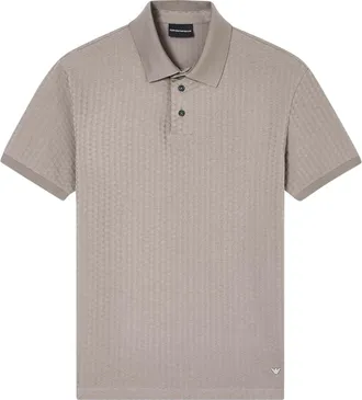 Emporio Armani Brown Shirt Collar Polo