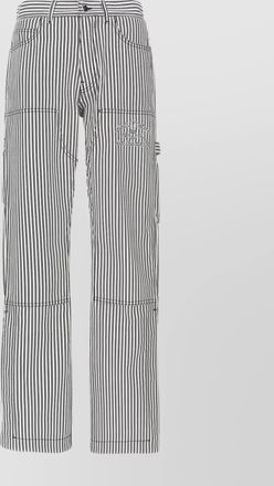 Amiri straight leg striped cargo pants