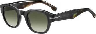 HUGO BOSS Authentieke stijlvolle zonnebril van premium kwaliteit - Heren - Zonnebrillen - Grijs - 48 MM - Accessoires
