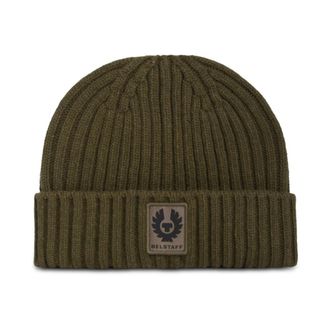 Belstaff Watch Beanie Hat - male - Belstaff - Accessories - Green - ONE SIZE - Accessories