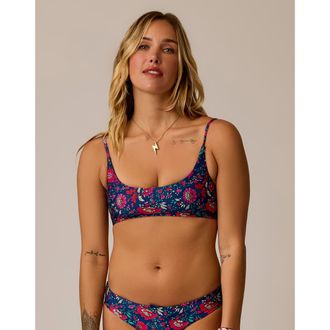 Carve Designs Escondido Compression Reversible Top in Isla/setsail at Nordstrom, Size Xx-Small