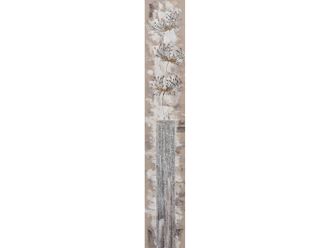 Schubiger M&ouml;bel Bild Blumen in Silber, Schmal
