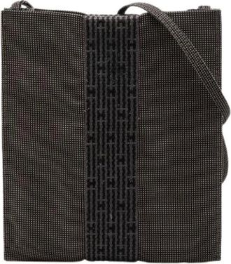 Herm&egrave;s Pre-owned Cross Body Bags, female, Gray, Size: ONE SIZE Pre-owned Herline Pochette