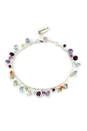 Samuel B. Sterling Silver Multistone Dangling Charm Bracelet at Nordstrom Rack