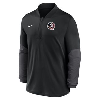 Nike Florida State Nike Mens Dri-FIT College 1/2-Zip Top in Black | 03BA166NFTN-UCQ