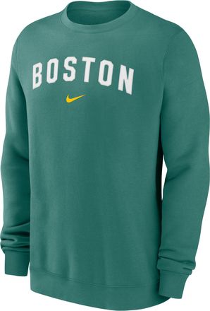 Nike Boston Red Sox 2-Hit Nike Mens MLB Pullover Crew in Green | NKPU3CCBQ-JST