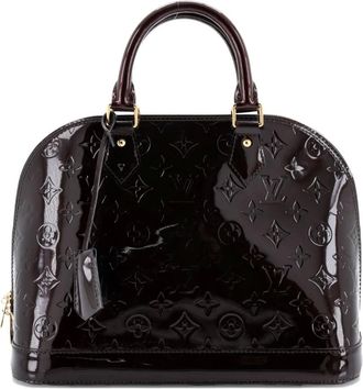 Louis Vuitton Alma Handbag Monogram Vernis PM satchel - Rood