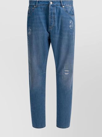 Brunello Cucinelli five-pocket relaxed fit jeans
