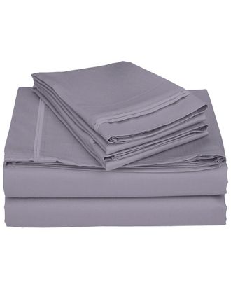 Superior Egyptian Cotton 650-Thread Count Solid Deep Pocket Sheet Set