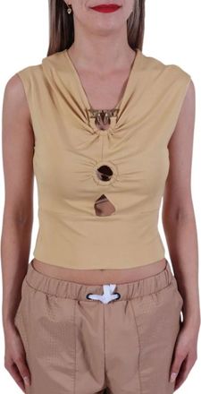 Pinko Mujer, Camisetas, Amarillo, Talla: S