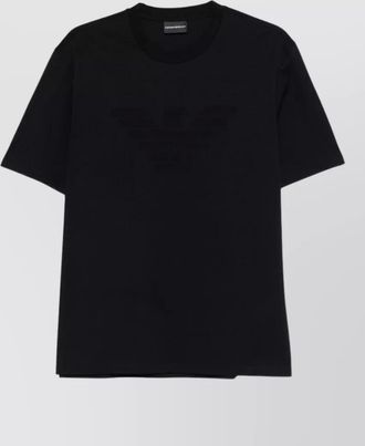 Emporio Armani logo cotton t-shirt round neck design