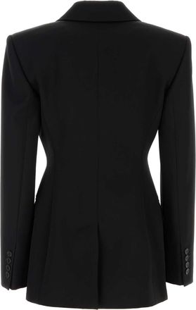 Givenchy Womens Breasted Blazer Black Wool Blazers