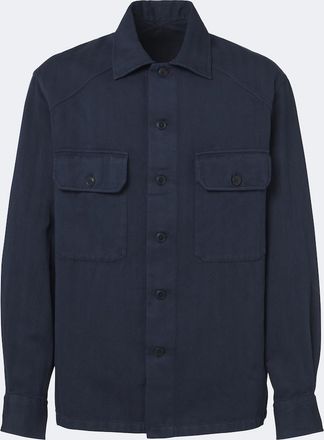 Ralph Lauren Purple Label Camicia in cotone e lino