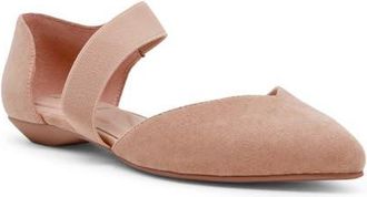 Anne Klein Oksanna Pointed Toe Flat in Natural Blush at Nordstrom, Size 8.5