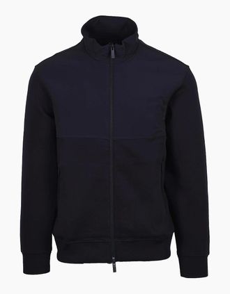 A|X Armani Exchange Mens ARMANI EXCHANGE FULL ZIP SWEATSHIRT DEEP NAVY - Size: 42