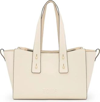 Tous Grote Shopper - Dames - Shoppers - Beige - ONE Size - Leer - Tassen