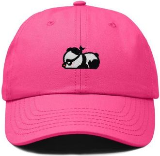Dalix Pandit Panda Dad Cap in Hot Pink at Nordstrom