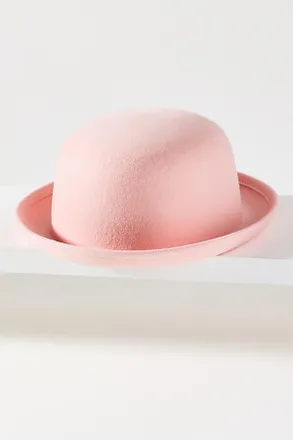Wyeth Nyc 100% Wool Structured Pillbox Hat